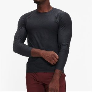 RHONE Reign Long Sleeve - Black Heather ✖️✖️✖️